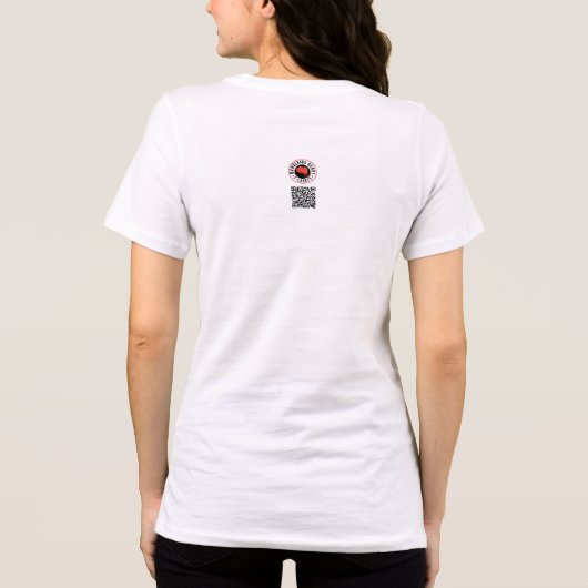 Ich selbst Liebe Tri-Blend Shirt (Rückseite)