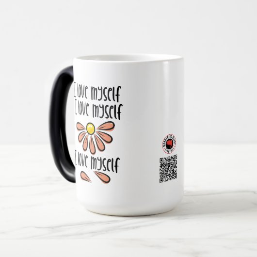 Ich selbst Liebe Verwandlungstasse (Vorderseite Links)