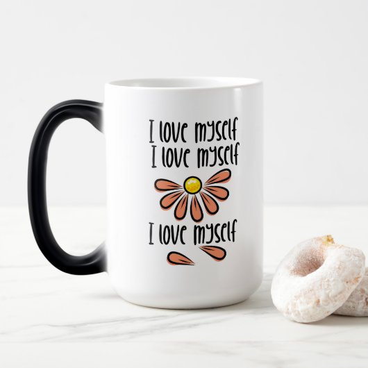Ich selbst Liebe Verwandlungstasse (Mit Donut)