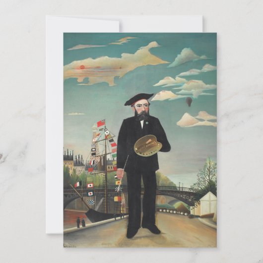 Ich selbst Portrait Landscape 1890, Henri Rousseau (Vorderseite)