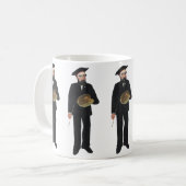 Ich selbst Portrait Landscape 1890, Henri Rousseau Kaffeetasse (Vorderseite Links)