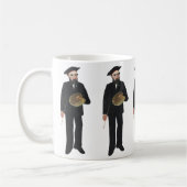 Ich selbst Portrait Landscape 1890, Henri Rousseau Kaffeetasse (Links)