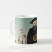Ich selbst Portrait Landscape 1890, Henri Rousseau Kaffeetasse (Vorderseite Links)