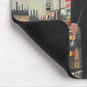 Ich selbst Portrait Landscape 1890, Henri Rousseau Mousepad (Ecke)