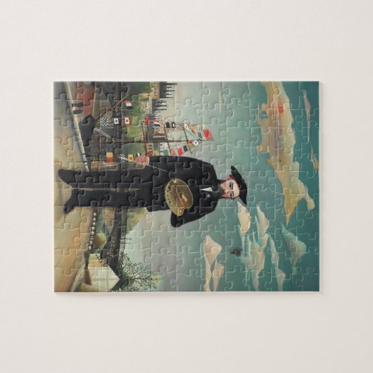 Ich selbst Portrait Landscape 1890, Henri Rousseau Puzzle (Horizontal)