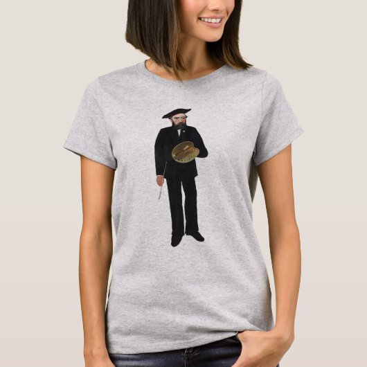 Ich selbst Portrait Landscape 1890, Henri Rousseau T-Shirt (Vorderseite)