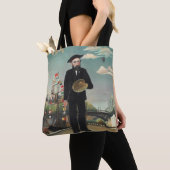 Ich selbst Portrait Landscape 1890, Henri Rousseau Tasche (Von Nahem)