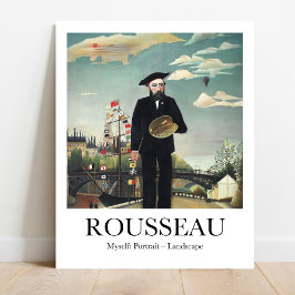Ich selbst: Portrait - Landschaft von Henri Rousse Poster