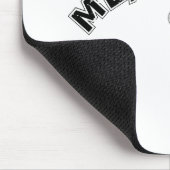 Ich selbst und ich Typografie Mousepad (Ecke)