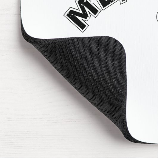 Ich selbst und ich Typografie Mousepad (Ecke)