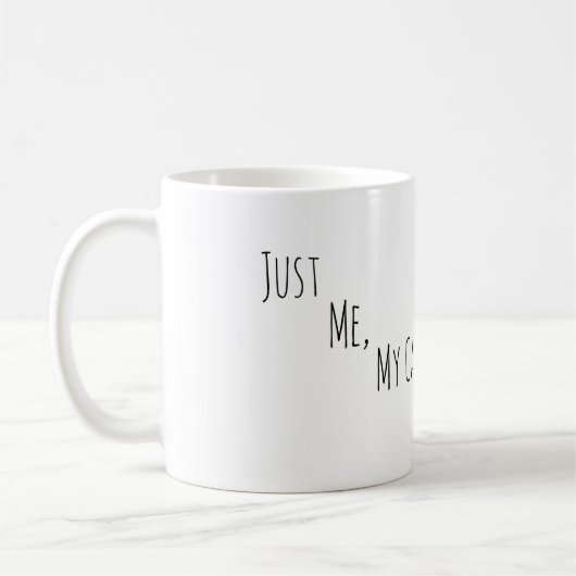 Ich selbst und meine Katze Kaffeetasse (Links)