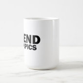 Ich sende Fdickpics Kaffeetasse (Mittel)