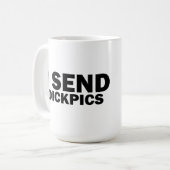 Ich sende Fdickpics Kaffeetasse (Vorderseite Links)