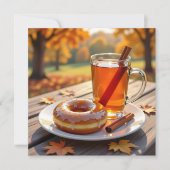 Ich sende Ihnen Herbstgrüße Karte (Vorderseite)