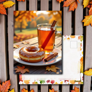 Ich sende Ihnen Herbstgrüße Postkarte