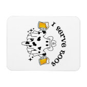 Ich serviere Boos! Barkeeper-Spooky Magnet (Horizontal)