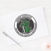 Ich serviere... ich fahre Aufkleber (Umschlag)