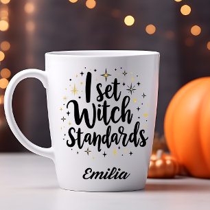 Ich Set Hexenstandards lustige Halloween-Tasse Kaffeetasse