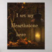 Ich Set mein Hearthstone Poster (Vorne)
