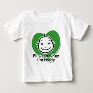 Ich setze ab, wenn ich bereit bin baby t-shirt