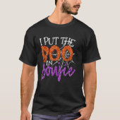 Ich setze Boo in Boujie Funny Halloween Kostüm Bou T-Shirt (Vorderseite)