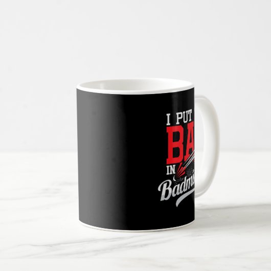 Ich setze das Böse in Badminton - Spieler Shuttle Kaffeetasse (VorderseiteRechts)