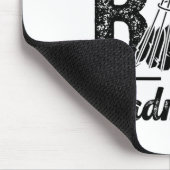 Ich setze das Böse in den Badminton Player-Shuttle Mousepad (Ecke)