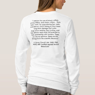 "Ich setze dem Gebrauch der Schockkrägen, Zinke T-Shirt