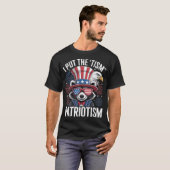 Ich setze den Tismus in das Patriotismus-Athletik T-Shirt (Vorne ganz)