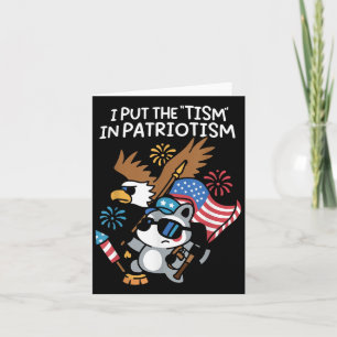 Ich setze den Tismus in den Patriotismus Athletika Karte