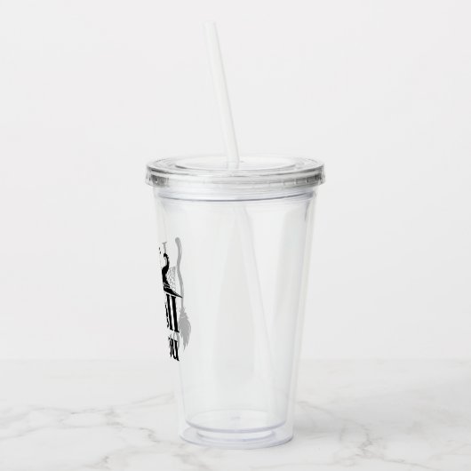 "Ich setze dir einen Zauber. Acryltrinkbecher (Links)