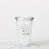 "Ich setze dir einen Zauber. Acryltrinkbecher (Rückseite)