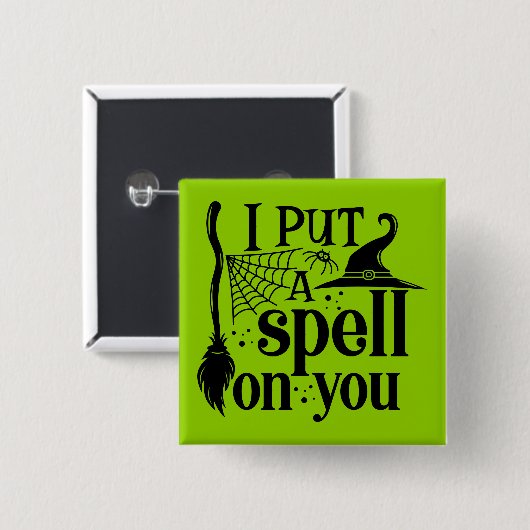 "Ich setze dir einen Zauber. Button (Vorne & Hinten)