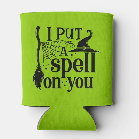 "Ich setze dir einen Zauber. Dosenkühler (Rückseite)