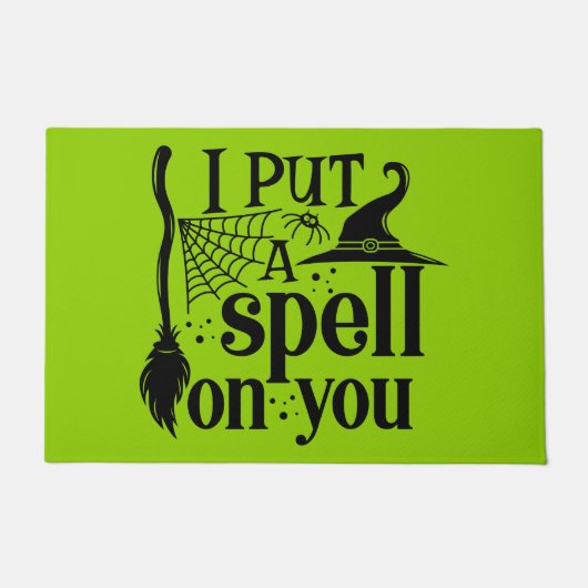 "Ich setze dir einen Zauber. Fußmatte (Vorderseite)