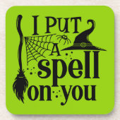 "Ich setze dir einen Zauber. Getränkeuntersetzer (Vorderseite)