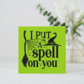 "Ich setze dir einen Zauber. Karte (Stehend Vorderseite)