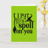 "Ich setze dir einen Zauber. Karte (Gelbe Blume)
