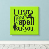 "Ich setze dir einen Zauber. Leinwanddruck (Insitu (Holzboden))