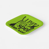 "Ich setze dir einen Zauber. Pappteller (Gewinkelt)