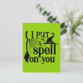 "Ich setze dir einen Zauber. Postkarte (Stehend Vorderseite)
