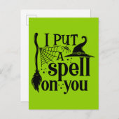 "Ich setze dir einen Zauber. Postkarte (Vorne/Hinten)