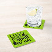 "Ich setze dir einen Zauber. Rechteckiger Pappuntersetzer (Vor Ort)