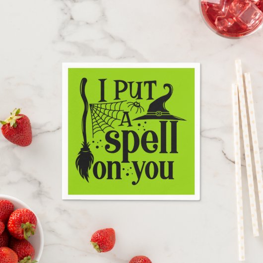"Ich setze dir einen Zauber. Serviette (Beispiel)