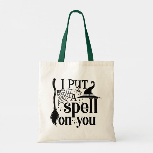 "Ich setze dir einen Zauber. Tragetasche (Rückseite)