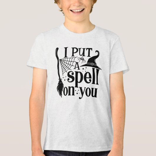 "Ich setze dir einen Zauber. Tri-Blend Shirt (Vorderseite)