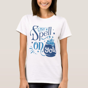 Ich setze einen Zauber auf dich Cauldron Blue Hall T-Shirt