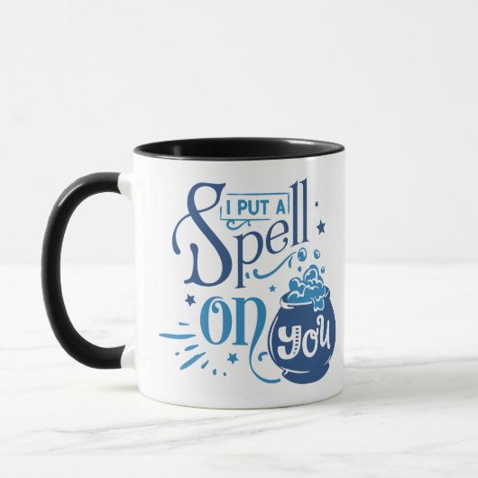 Ich setze einen Zauber auf dich Cauldron Blue Hall Tasse (Links)