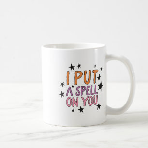Ich setze einen Zauber auf dich, um Halloween Shir Kaffeetasse