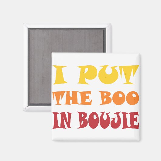 Ich setzte den Boo in Bougie Magnet (Vorderseite/Rückseite)